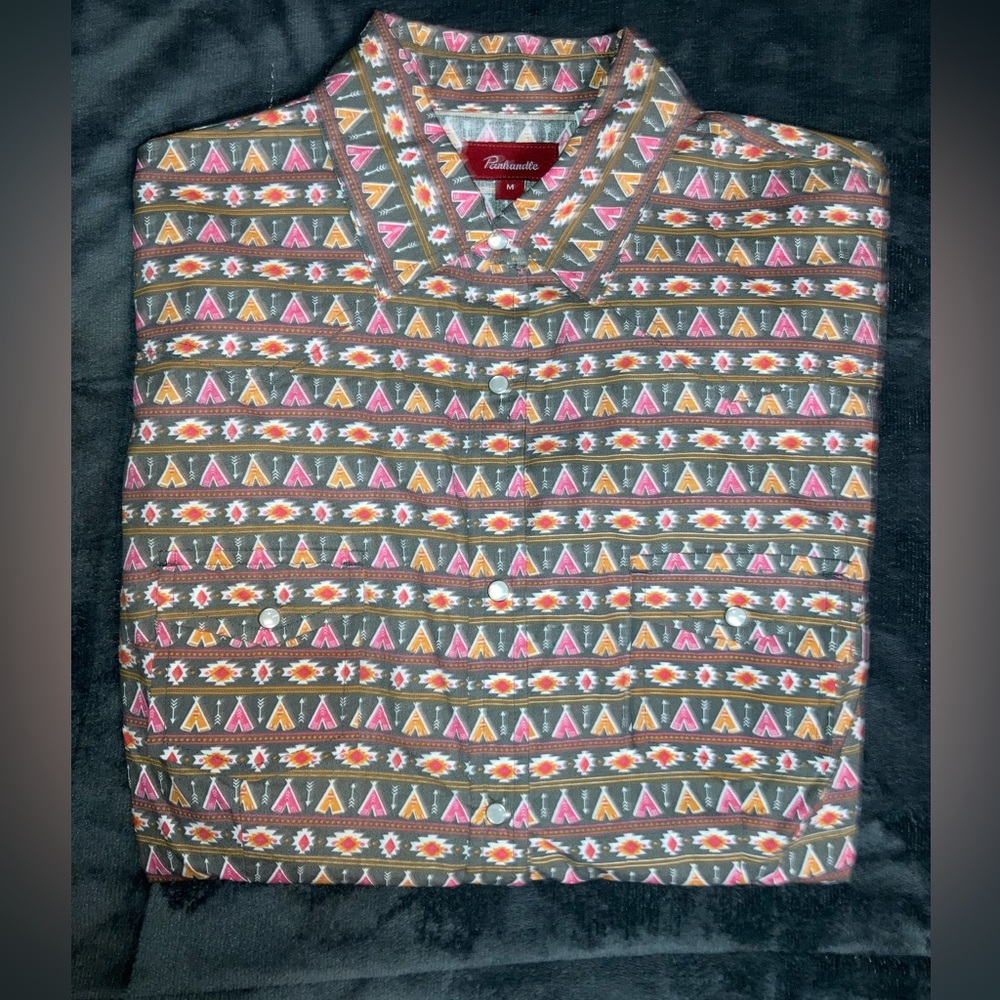 Womens pandhandle button down shirt